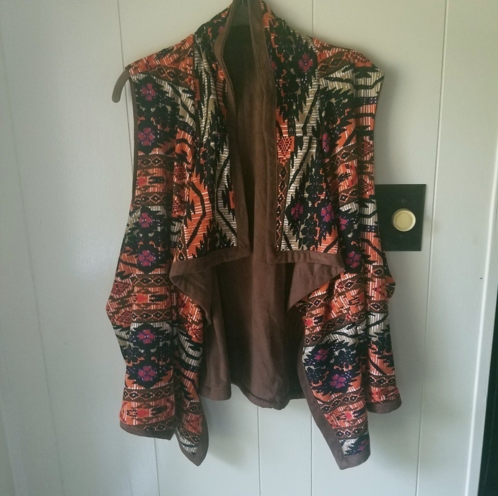 Westbound Reversible Aztec/Brown Women 3x Vest